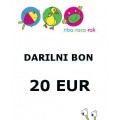 Darilni bon za 20 EUR