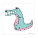Ilustracija Krokodil Zubo